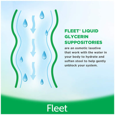 Fleet® Glycerin Laxative, 1 Box of 4 (Over the Counter) - Img 7