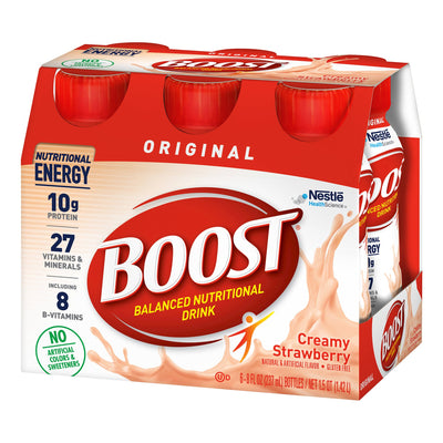 Boost® Original Strawberry Oral Supplement, 8 oz. Bottle, 1 Case of 24 (Nutritionals) - Img 2