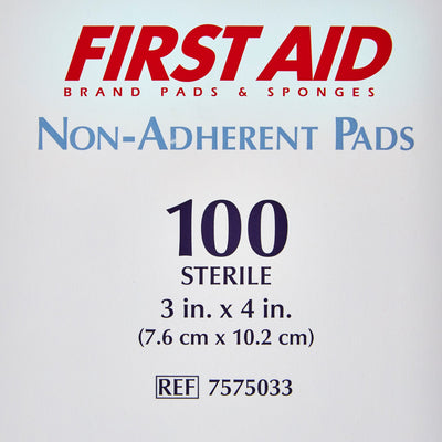 American® White Cross Non-Adherent Dressing, 3 x 4 Inch, 1 Case of 1200 (General Wound Care) - Img 5