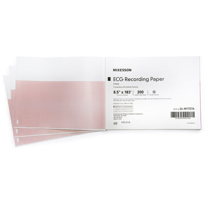 McKesson ECG Recording Paper, 1 Case of 2000 (Diagnostic Recording Paper and Film) - Img 1