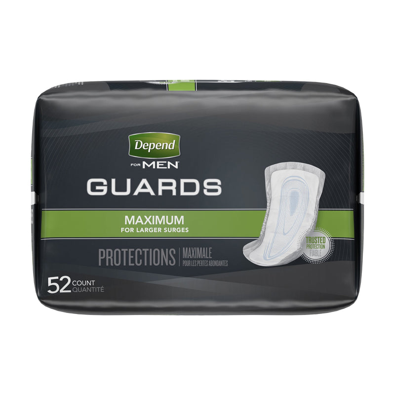 Depend Guards Incontinence Pads, Disposable, Maximum Absorbency, 12" Length, 1 Case of 104 () - Img 4