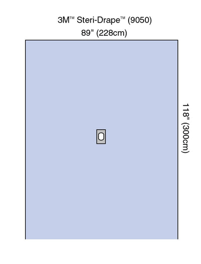 3M™ Steri- Sterile Aperture Surgical Drape, 89 x 118 Inch, 1 Box of 10 (Procedure Drapes and Sheets) - Img 1