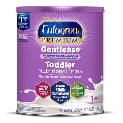 Enfagrow Premium™ Gentlease® Toddler Pediatric Oral Supplement, 29.1 oz. Can, 1 Case of 4 () - Img 1