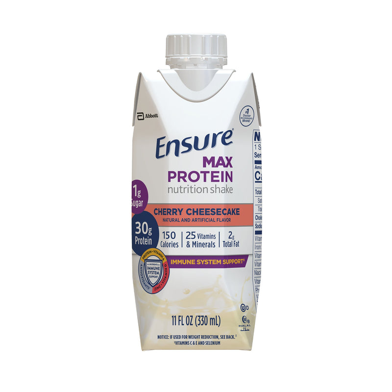 ENSURE, MAX PROTEIN RTD CHERRY CHEESECAKE 11OZ (12/CS) (Nutritionals) - Img 1