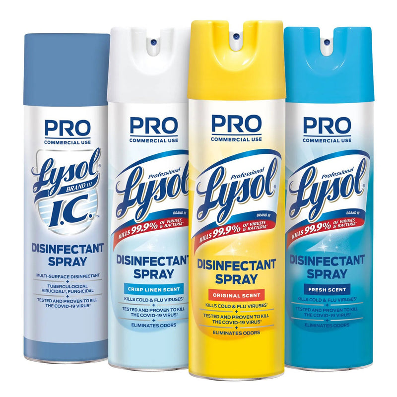 Lysol® I.C.™ Surface Disinfectant, 19 oz. Aerosol Spray Can, 1 Each (Cleaners and Disinfectants) - Img 4