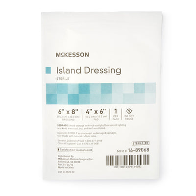McKesson White Adhesive Dressing, 6 x 8 Inch, 1 Box of 25 (General Wound Care) - Img 8