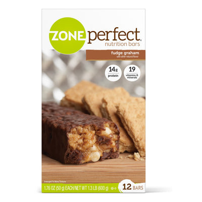 ZonePerfect® Fudge Graham Oral Supplement, 1.76-ounce Bar, 1 Pack of 12 (Nutritionals) - Img 1