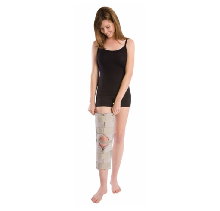 ProCare® Knee Immobilizer, One Size Fits Most, 1 Each (Immobilizers, Splints and Supports) - Img 1