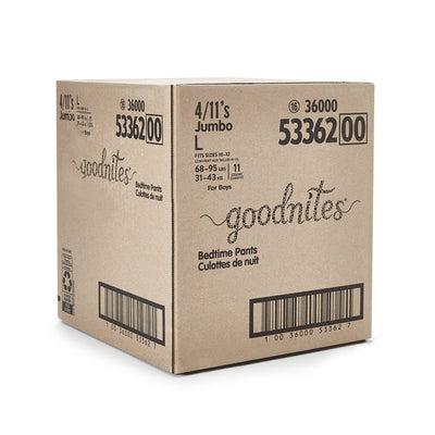 GoodNites® Absorbent Underwear, Large, 1 Case of 44 () - Img 4