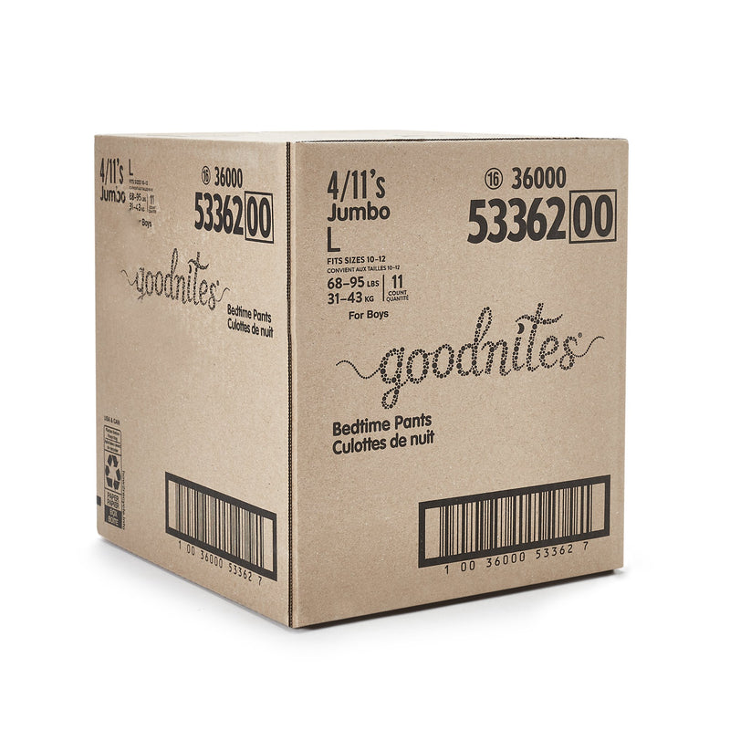 GoodNites® Absorbent Underwear, Large, 1 Case of 44 () - Img 4