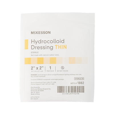 McKesson Hydrocolloid Dressing, 2 x 2 Inch, 1 Box of 20 (Advanced Wound Care) - Img 7