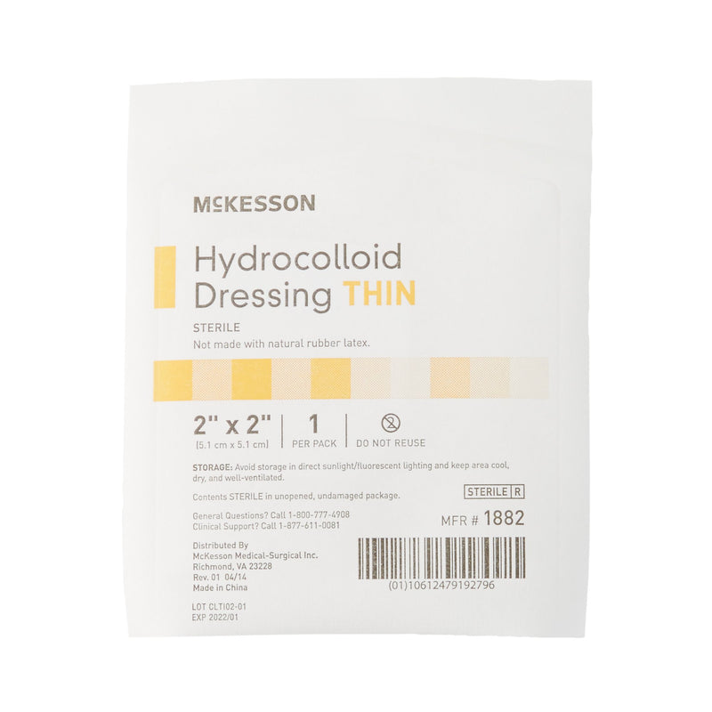 McKesson Hydrocolloid Dressing, 2 x 2 Inch, 1 Box of 20 (Advanced Wound Care) - Img 7