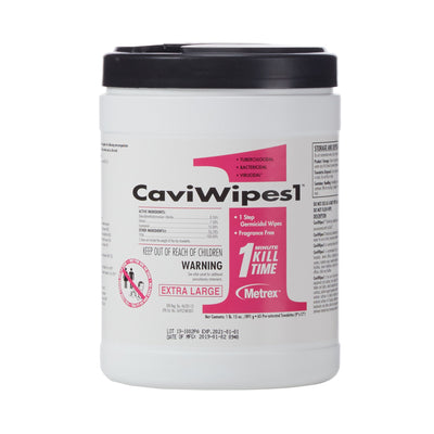 CaviWipes1 Surface Disinfectant, Alcohol Based, Non-sterile, Disposable, 1 Case of 780 (Cleaners and Disinfectants) - Img 1