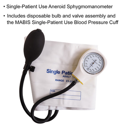 Mabis® Aneroid Sphygmomanometer, 1 Box of 5 (Blood Pressure) - Img 4