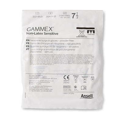 Gammex® Non-Latex Sensitive Polychloroprene Surgical Glove, Size 7.5, Cream, 1 Box of 50 () - Img 3