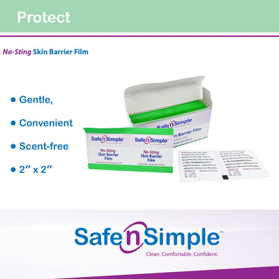 Safe n Simple™ Barrier Wipe, 1 Box of 25 (Skin Care) - Img 9