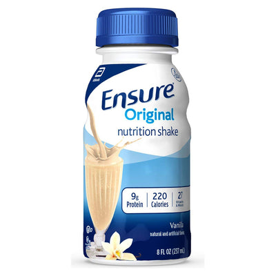 Ensure® Original Therapeutic Nutrition Shake Vanilla Oral Supplement, 8 oz. Bottle, 1 Each (Nutritionals) - Img 1