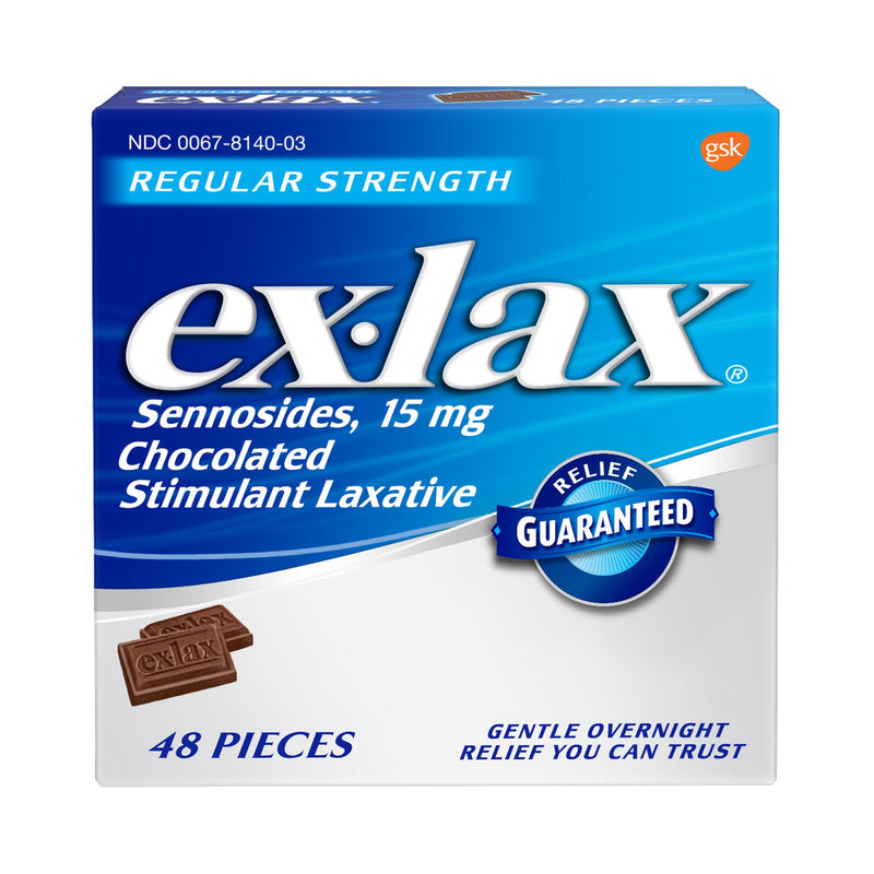 Ex-lax® Sennosides Chocolate Laxative, 1 Box (Over the Counter) - Img 1