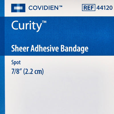 Curity™ Sheer Adhesive Spot Bandage, 7/8-Inch Diameter, 1 Case of 3600 (General Wound Care) - Img 5