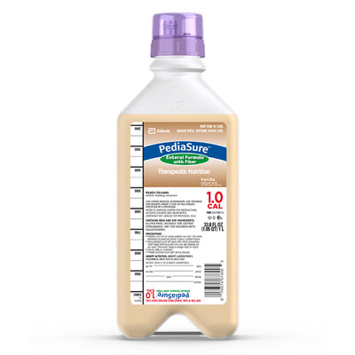 PediaSure® 1.0 Cal with Fiber Tube Feeding Formula, 1-liter Ready to Hang Container, 1 Each () - Img 1