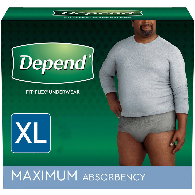 Depend® FIT-FLEX® Male Absorbent Underwear, X-Large, 1 Case of 52 () - Img 4