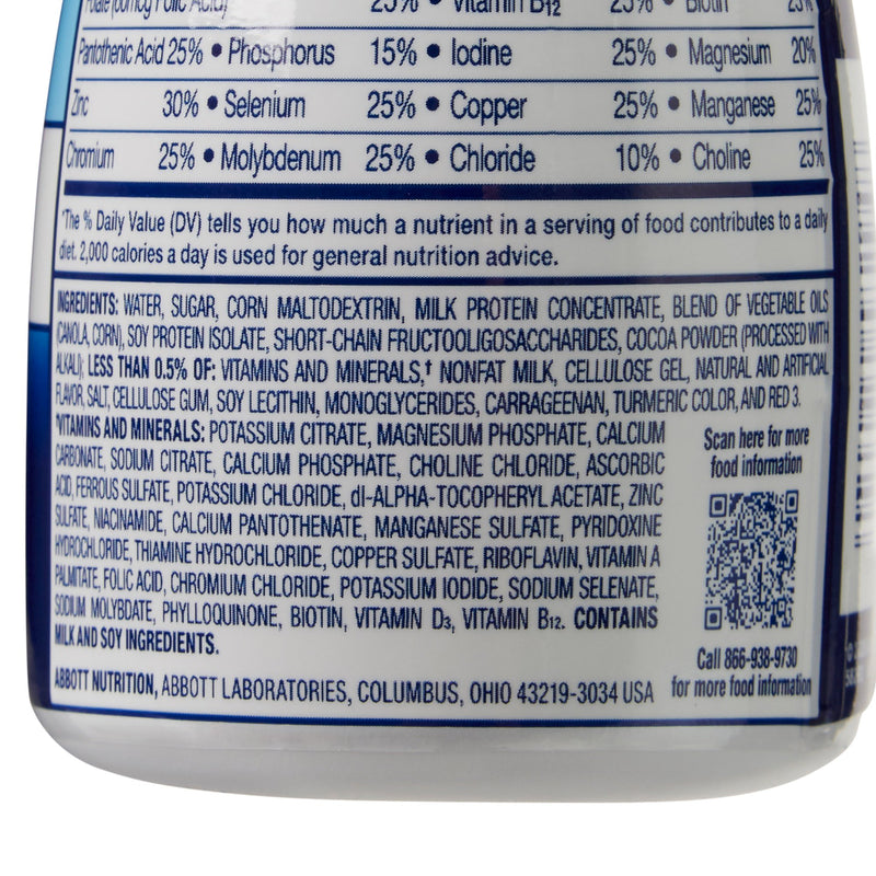 Ensure® Original Chocolate Oral Supplement, 8 oz. Bottle, 1 Each (Nutritionals) - Img 2