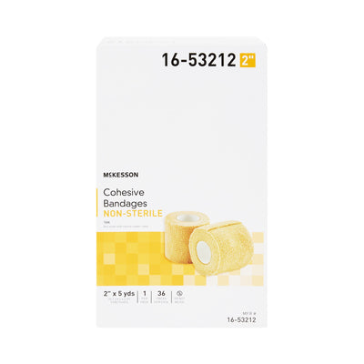 McKesson Self-adherent Closure Cohesive Bandage, 2 Inch x 5 Yard, 1 Case of 36 (General Wound Care) - Img 2