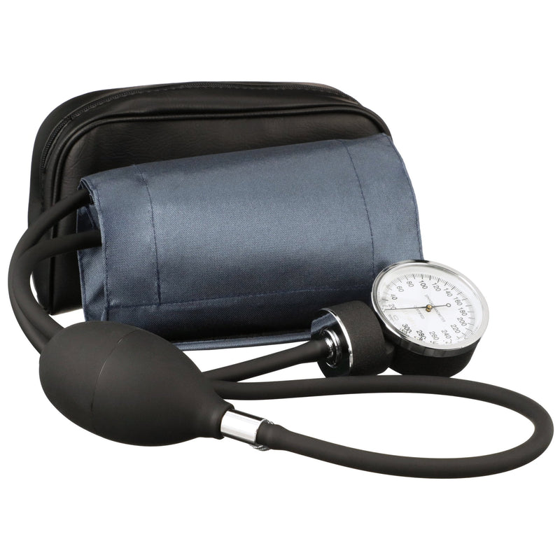 McKesson Brand Aneroid Sphygmomanometer with Cuff, 2-Tube, Pocket-Size, Handheld, Adult Medium Cuff, Navy, 1 Box (Blood Pressure) - Img 4