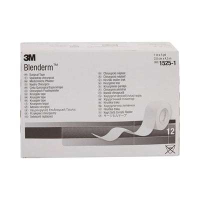 3M™ Blenderm™ Plastic Medical Tape, 1 Inch x 5 Yard, Transparent, 1 Box of 12 (General Wound Care) - Img 2