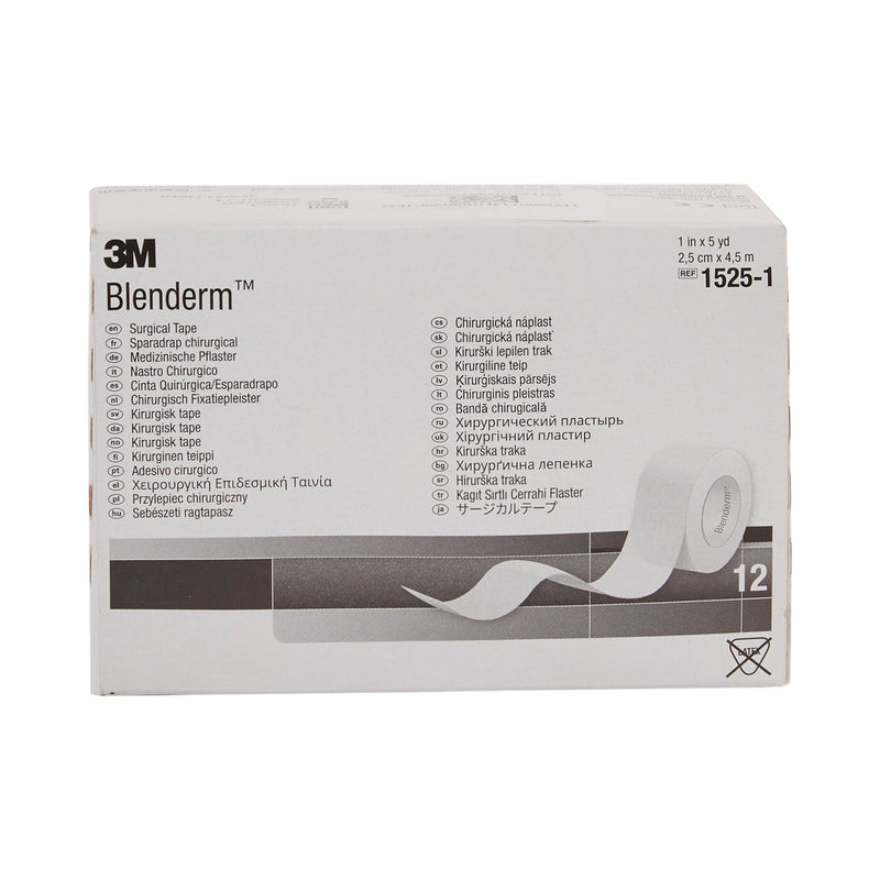 3M™ Blenderm™ Plastic Medical Tape, 1 Inch x 5 Yard, Transparent, 1 Case of 120 (General Wound Care) - Img 2