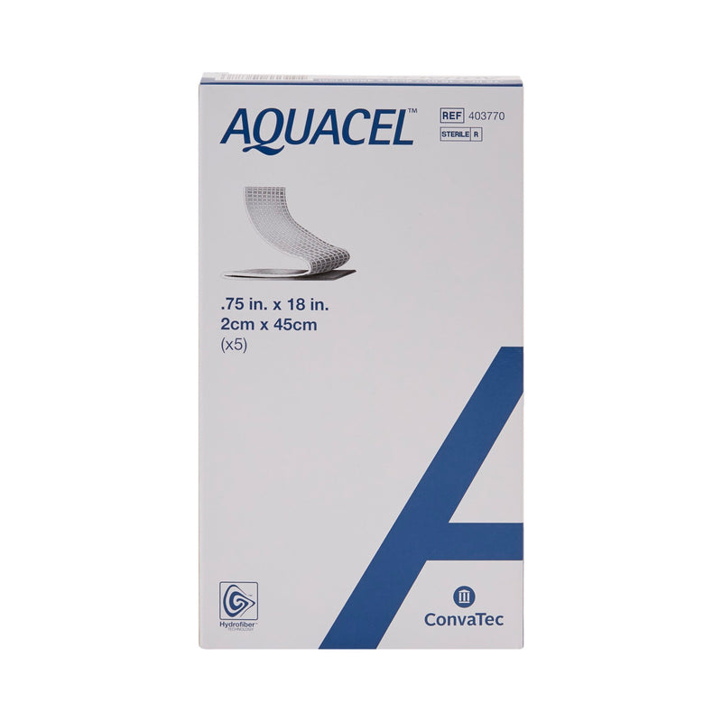 Aquacel® Ribbon Hydrofiber® Dressing, ¾ x 18 Inch, 1 Each (Advanced Wound Care) - Img 2