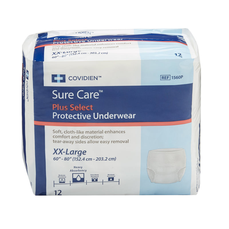 Sure Care Unisex Adult Absorbent Underwear Pull On, 1 Case of 48 () - Img 2