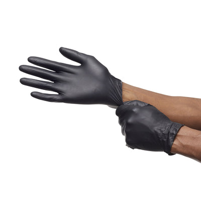 Microflex® MidKnight™ Exam Glove, Extra Large, Black, 1 Case of 10 () - Img 3