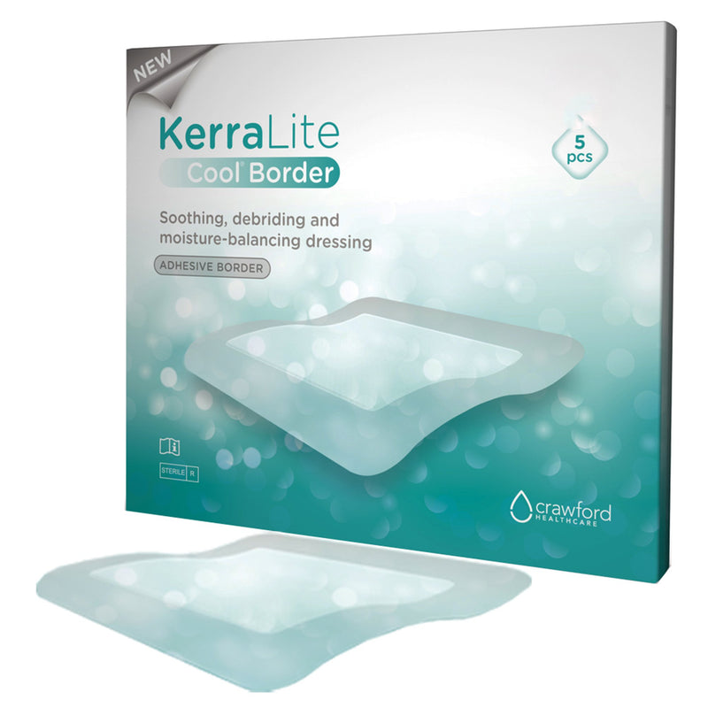 KerraLite Cool® Hydrogel Dressing, 4 x 4 Inch, 1 Carton of 5 (Advanced Wound Care) - Img 1