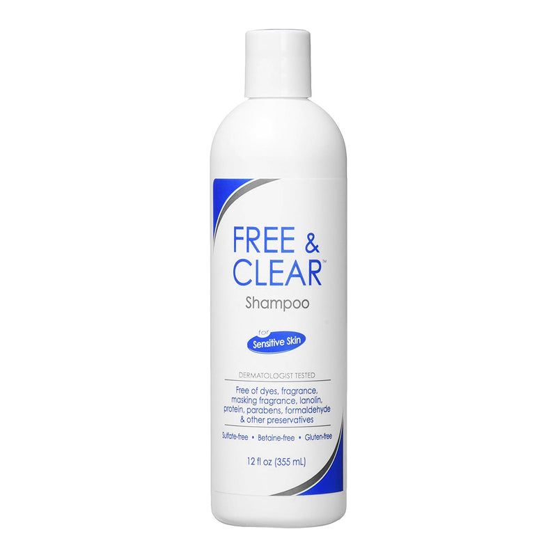 SHAMPOO, FREE & CLEAR 12OZ (1/EA) (Hair Care) - Img 1