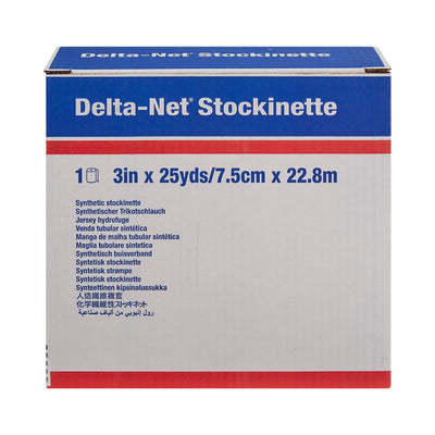 Delta-Net® Black Synthetic Compression Stockinette, 3 Inch x 25 Yard, 1 Case of 2 (Casting) - Img 2