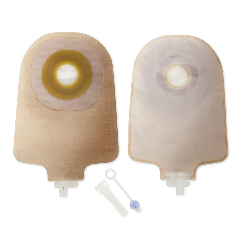 Premier™ One-Piece Drainable Transparent Urostomy Pouch, 9 Inch Length, 1¼ Inch Stoma, 1 Box of 5 (Ostomy Pouches) - Img 1