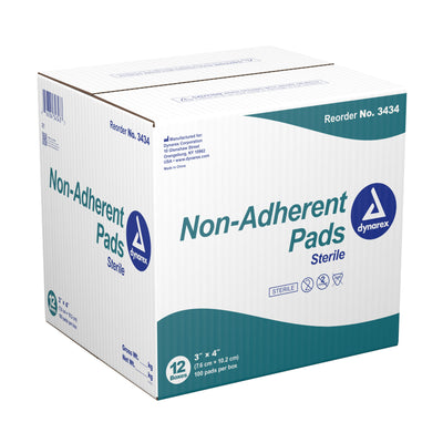 dynarex® Nonadherent Dressing, 3 x 4 Inch, 1 Box of 100 (General Wound Care) - Img 3