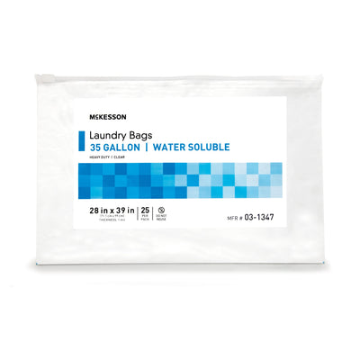 McKesson Water Soluble Laundry Bag, 30-35 gal Capacity, 1 Case of 100 (Laundry) - Img 7