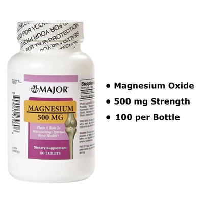 Major® Magnesium Oxide Mineral Supplement, 1 Each (Over the Counter) - Img 2