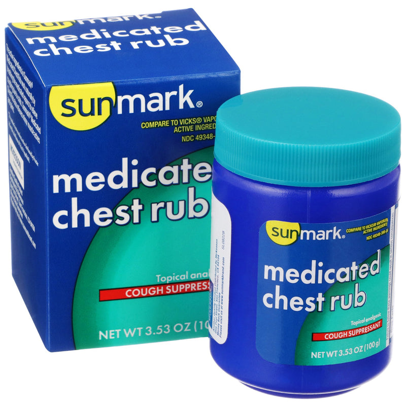 sunmark® Camphor / Menthol / Eucalyptus Oil Chest Rub, 1 Each (Over the Counter) - Img 1