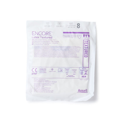 Encore® Latex Textured Surgical Glove, Size 8, Ivory, 1 Case of 200 () - Img 3