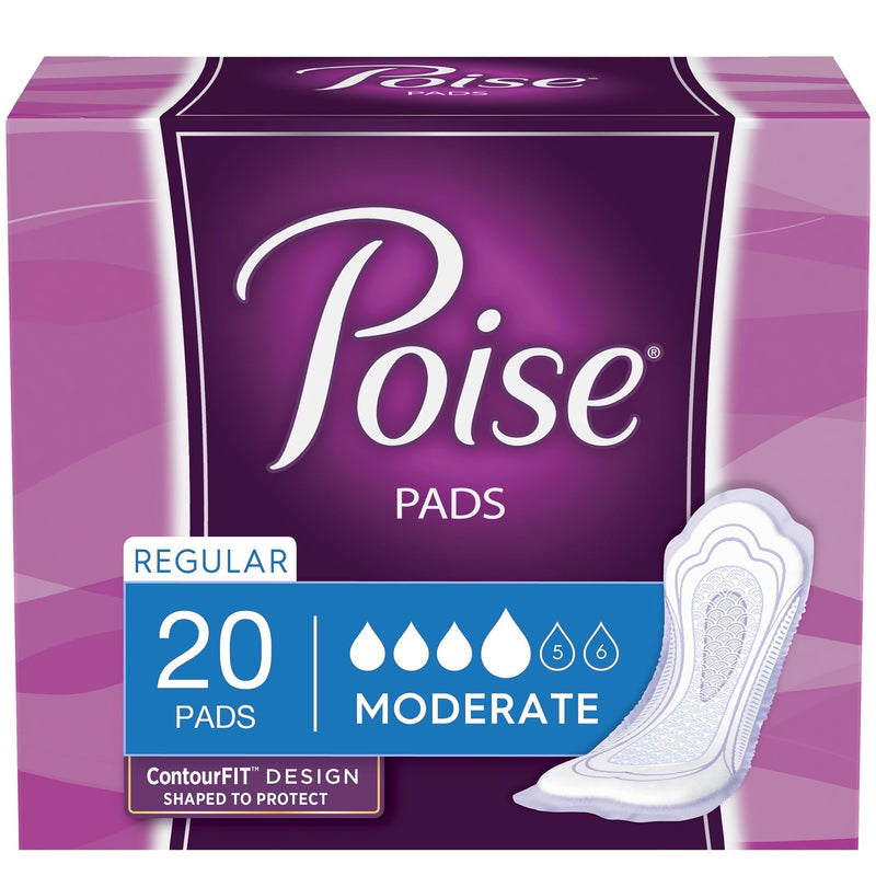 Poise Bladder Control Pads, Adult Women, Disposable, 1 Case of 120 () - Img 3