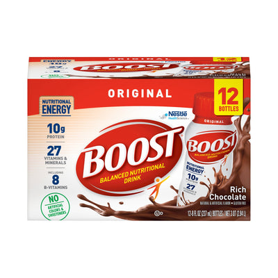 Boost® Original Chocolate Oral Supplement, 8 oz. Bottle, 1 Pack of 12 (Nutritionals) - Img 5