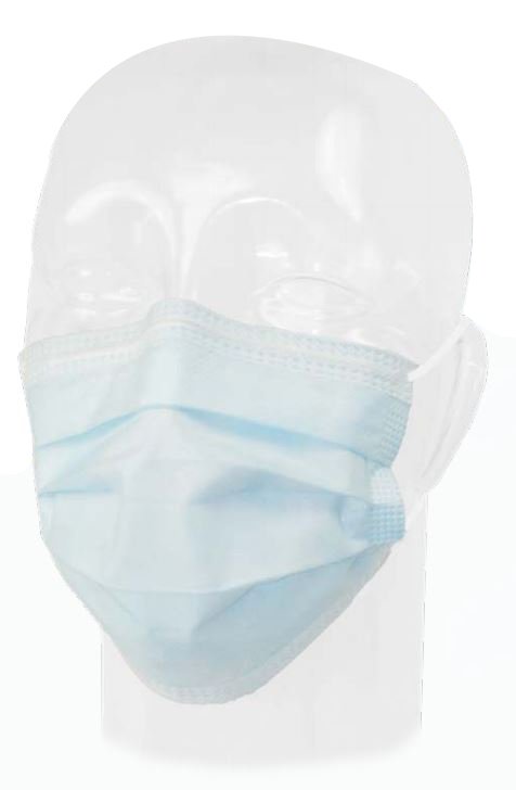 Precept® Level 1 Procedure Mask, Blue, 1 Case of 500 (Masks) - Img 1