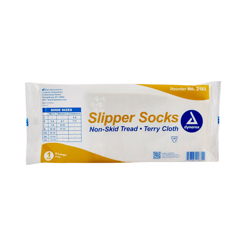 Soft Sole Slipper Socks, X-Large, 1 Case of 48 (Slippers and Slipper Socks) - Img 2