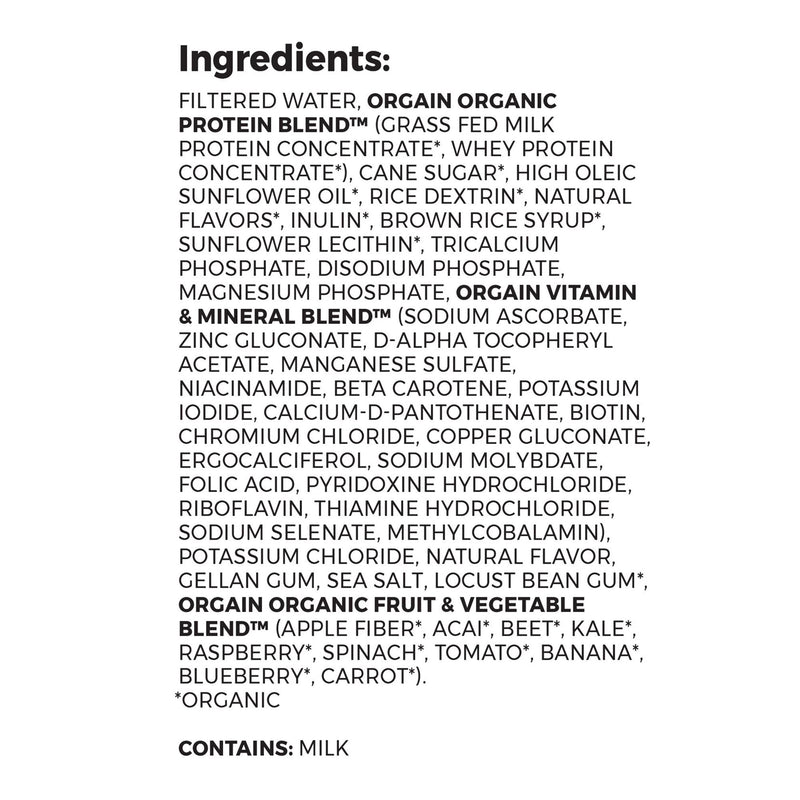 Orgain® Kids Plant Protein™ Nutritional Shake Pediatric Oral Supplement, 1 Case of 12 () - Img 5