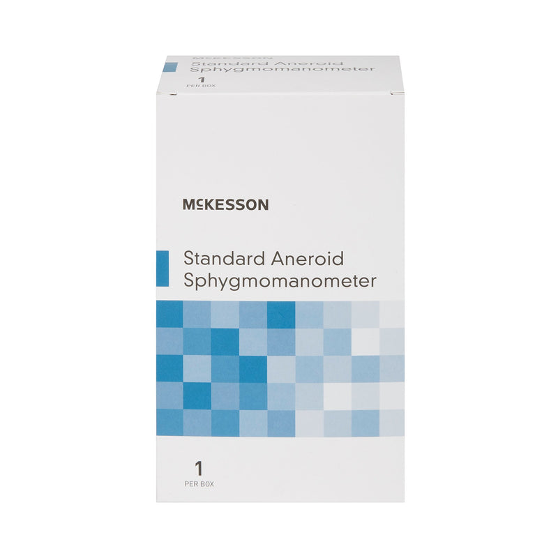 McKesson Aneroid Sphygmomanometer with Cuff, 2-Tube, Pocket-Size, Handheld, Adult Large Cuff, Navy, 1 Box (Blood Pressure) - Img 5