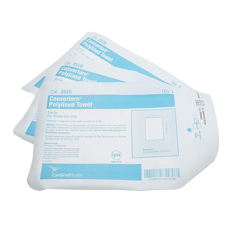 Best Value™ Sterile White O.R. Towel, 18 x 26 Inch, 1 Each (Procedure Towels) - Img 5