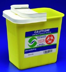 SharpSafety™ Chemotherapy Waste Container, 12 Gallon, 18¾ x 12¾ x 18¼ Inch, 1 Case of 10 () - Img 1